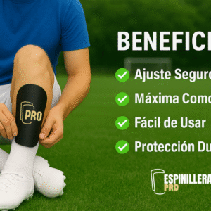 Espinillera Mini Fibra de Carbono